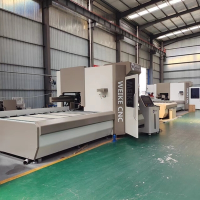 Centro de corte de aluminio CNC inteligente para la fabricación de puertas de ventanas con función de impresión