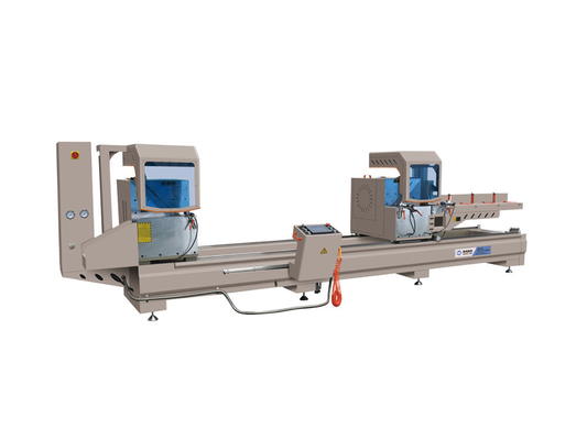 45° CNC doble cabeza de precisión de corte de la sierra para el perfil de aluminio