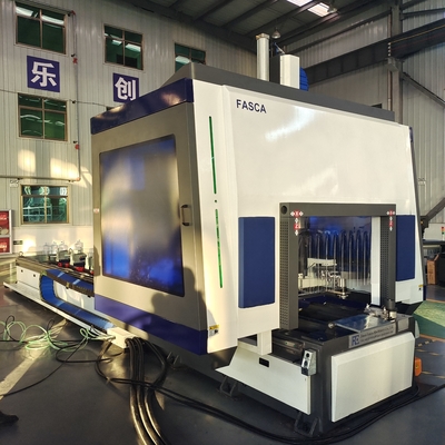6500mm Perfil de aluminio 5 Aixs Centro de mecanizado CNC con alta velocidad HSK63F Tipo de cambio automático de herramientas