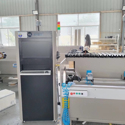 Centro de mecanizado CNC de tres ejes para perfiles de aluminio área de trabajo es 7000mm de longitud