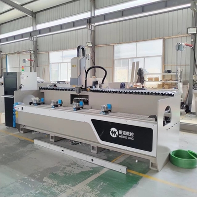 3200mm 3 Ejes ATC CNC Drilling y fresadora de aluminio para ventana puerta y pared cortina