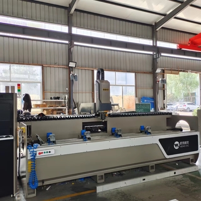 3 Ejes de perforación de perfiles de aluminio CNC fresadora para ventanas y puertas