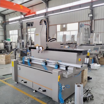 Máquina de perforación de agujeros de doble cabeza de aluminio de 300 mm