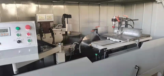 Centro de mecanizado de perfiles de aluminio 175 mm Máquina de ventanas de aluminio 90 grados