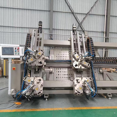 4 Cabeza de la máquina CNC para el ajuste de esquinas de puertas y máquinas de aluminio