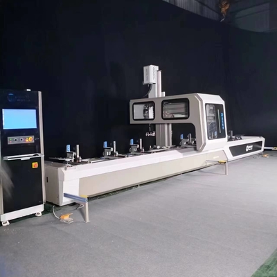 Centro de mecanizado CNC de perforación de 4 ejes de alta eficiencia para máquinas de ventanas de procesamiento de perfiles de aluminio