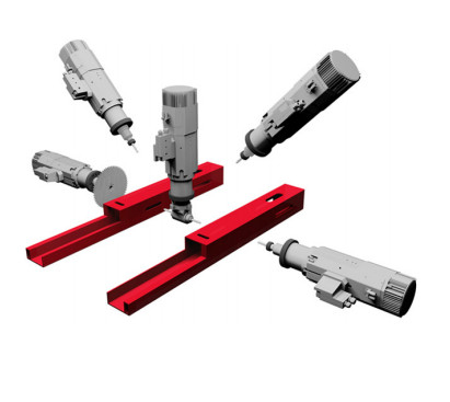 Centros de trabajo CNC de aluminio con 4 ejes controlados para máquinas de puertas de ventanas
