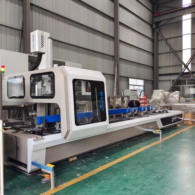 7000mm ATC CNC 4 Ejes Vertical Aluminio de aleación Puerta, ventana y cortina de la máquina de fabricación de paredes