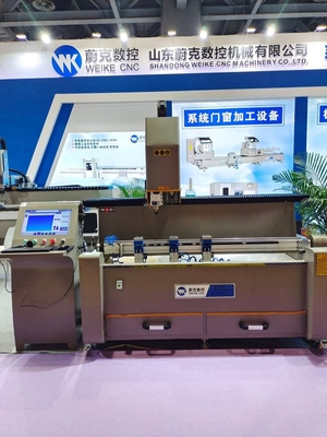 Fabricante suministro de doble cabeza máquina de fresado de perforación CNC con longitud de trabajo 1500mm