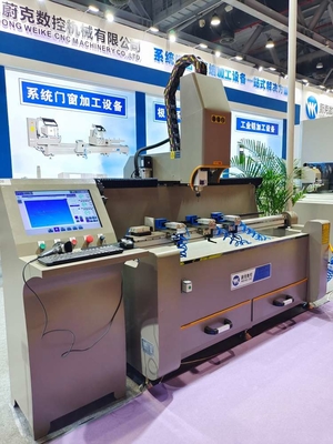 Fabricante suministro de doble cabeza máquina de fresado de perforación CNC con longitud de trabajo 1500mm