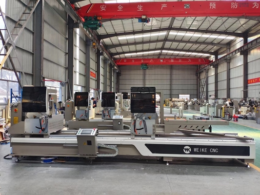 Serigüe automático de doble mitra CNC de aluminio para ventanas y cortinas