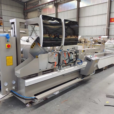 Pvc doble cabeza Mitre vió Cnc máquina de corte de aluminio puerta de ventana