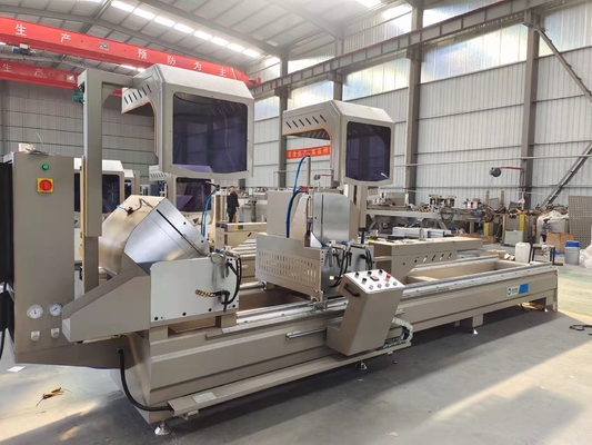 500 mm Doble Miter Saw para aluminio Puerta de ventana Miter Saw computarizado