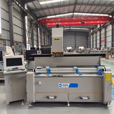 Máquina de perforación y fresado CNC de doble cabeza de 1500 mm Máquina de rotación de copias Máquina de fabricación de puertas de ventanas CNC