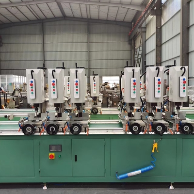 Máquina de rotación de copia de aluminio Máquina de perforación automática de combinación de múltiples cabezas de alta eficiencia