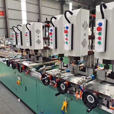 Máquina de perforación automática de alta eficiencia de combinación de múltiples cabezas para aluminio