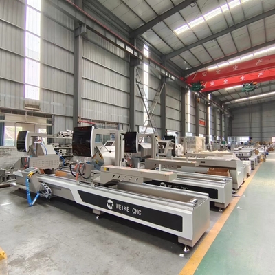 Máquina de corte de ventanas de aluminio de 45 grados con doble cabeza