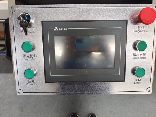 CE 90 grados de aluminio Mitra Saw Cnc doble cabeza de corte de sierra