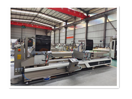Duración máxima de corte 4200 mm Ventas de sierra de doble cabeza de aluminio