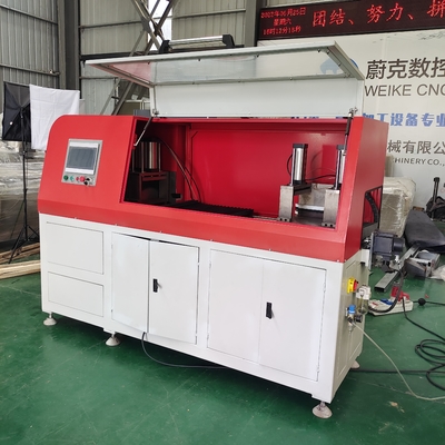 Serigüera de corte de cabeza única de aluminio sólido de CNC