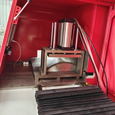 Serigüera de corte de cabeza única de aluminio sólido de CNC