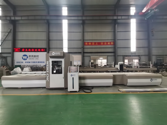 45 90 grados Centro de corte de aluminio de PVC Alta eficiencia
