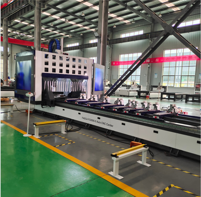 Centro de trabajo CNC de 5 ejes de alta precisión para perfiles industriales de aluminio