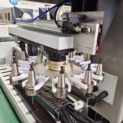 6500mm 12 herramientas automático de cambio de herramientas de 4 ejes Gantry CNC centro de mecanizado para el aluminio industrial, perfiles de PVC
