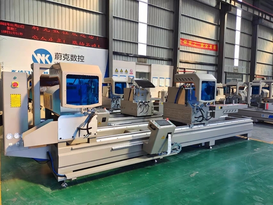 Saw de corte de perfil ancho CNC de doble cabeza para la venta