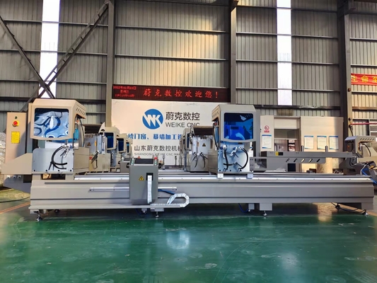 Saw de corte de perfil ancho CNC de doble cabeza para la venta