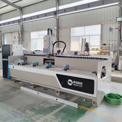 Máquina de perforar CNC de aluminio para puertas de ventanas 3200mm 3000mm Centro de mecanizado CNC de 3 ejes con 6 cambiadores de herramientas