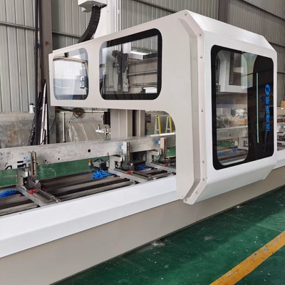 6500mm 7000mm Tipo de pórtico Espindle vertical de aluminio CNC Centro de mecanizado ventana puerta cortina pared de corte de sierra