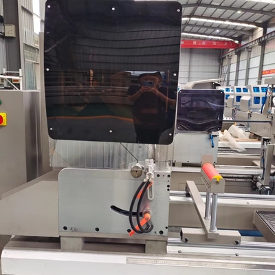 Máquinas de doble cabeza para la sierra de mitralladoras de aluminio 45 y 90 grados de corte con formación en vídeo incluida