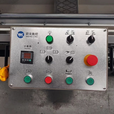 Máquinas de doble cabeza para la sierra de mitralladoras de aluminio 45 y 90 grados de corte con formación en vídeo incluida