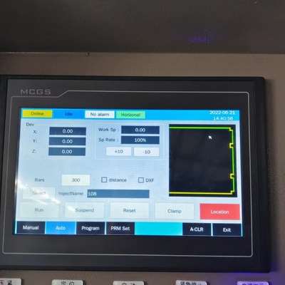 Programación 5 Ejes Máquina de fresado de extremo de aluminio para ventana y puerta