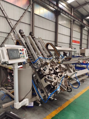 Máquina que prensa de la esquina del CNC para el perfil de aluminio de la puerta y de la ventana