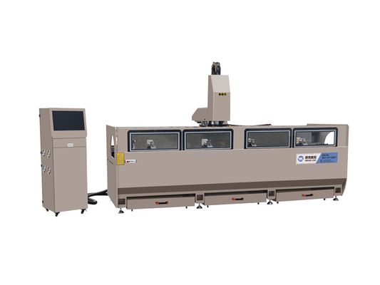 3200mm ATC Perfil de aluminio Centro de mecanizado CNC 3 + 1 eje Mesa de trabajo puede girar a 3 lados