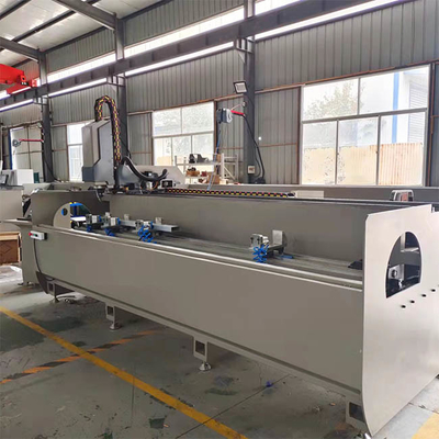 Máquina de perforación y fresado CNC de doble cabeza para perfiles de aluminio