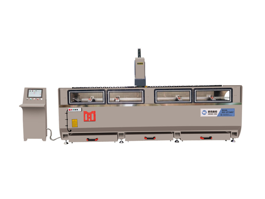 El centro de mecanizado de perfiles de 3 ejes es para molino, perforación y grifo de aluminio y otros materiales no ferrosos (