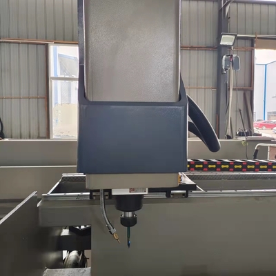 Máquina de perforación y fresado CNC de doble cabeza para perfiles de aluminio