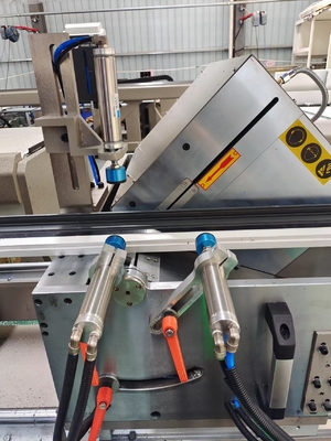 Máquina de corte automática de doble cabeza de aluminio de 500 mm
