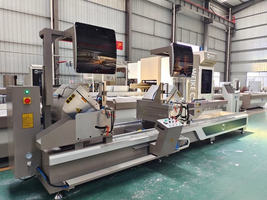 Máquina de corte automática de doble cabeza de aluminio de 500 mm